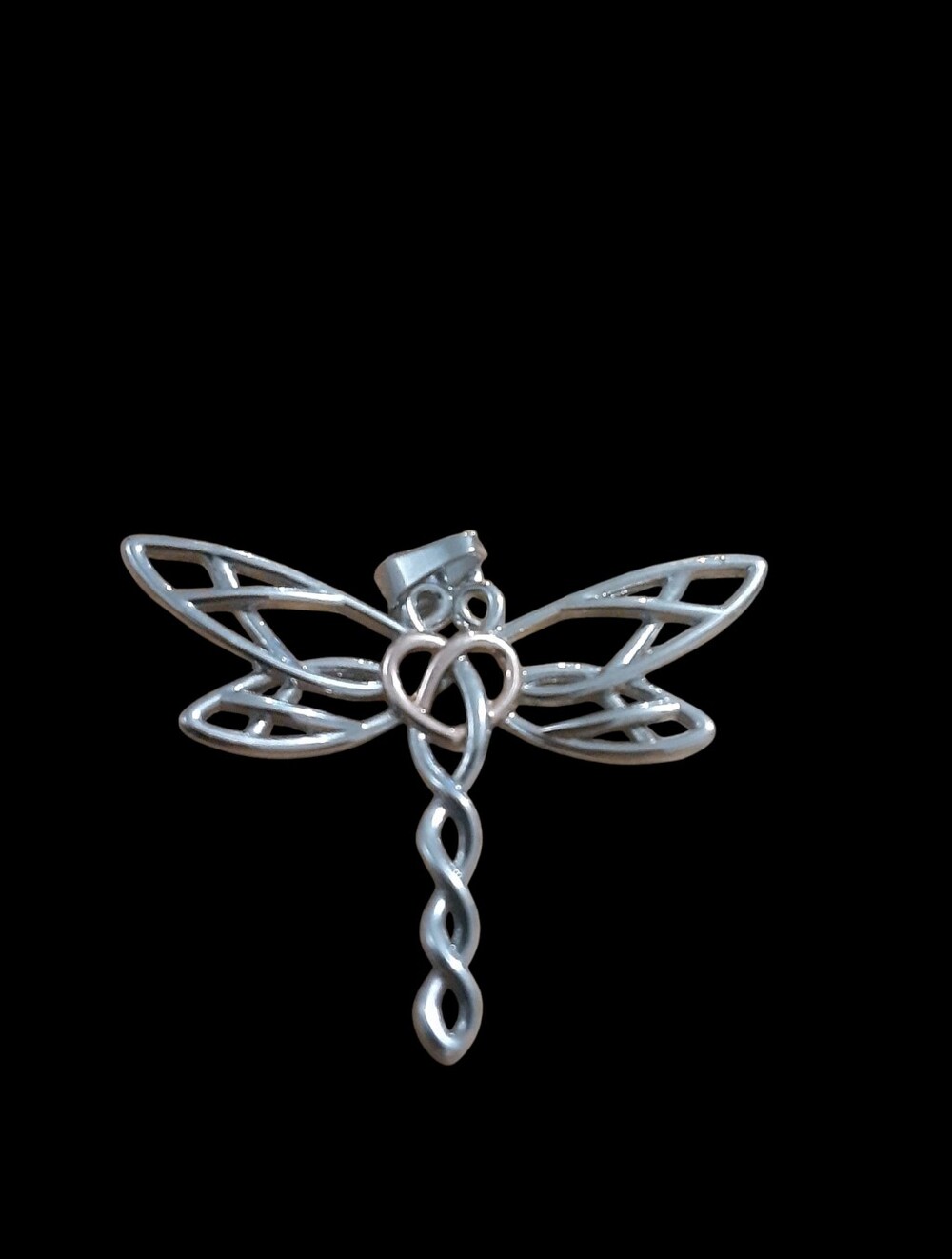Soul Sister Elegant Copper Dragonfly Pendant